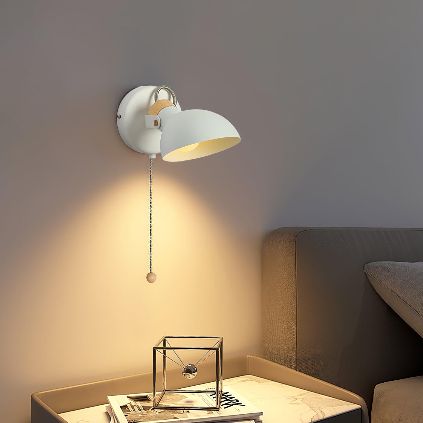 Scandinavian Aluminum Wall Light with Adjustable Shade - Designer Wall Lamp for Bedroom and Living Room