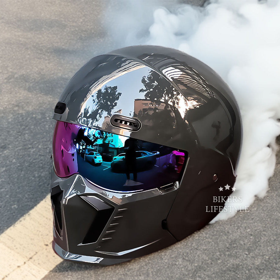 Retro Pilot Motorcycle Helmet –  DOT and ECE Approved, Timeless Look