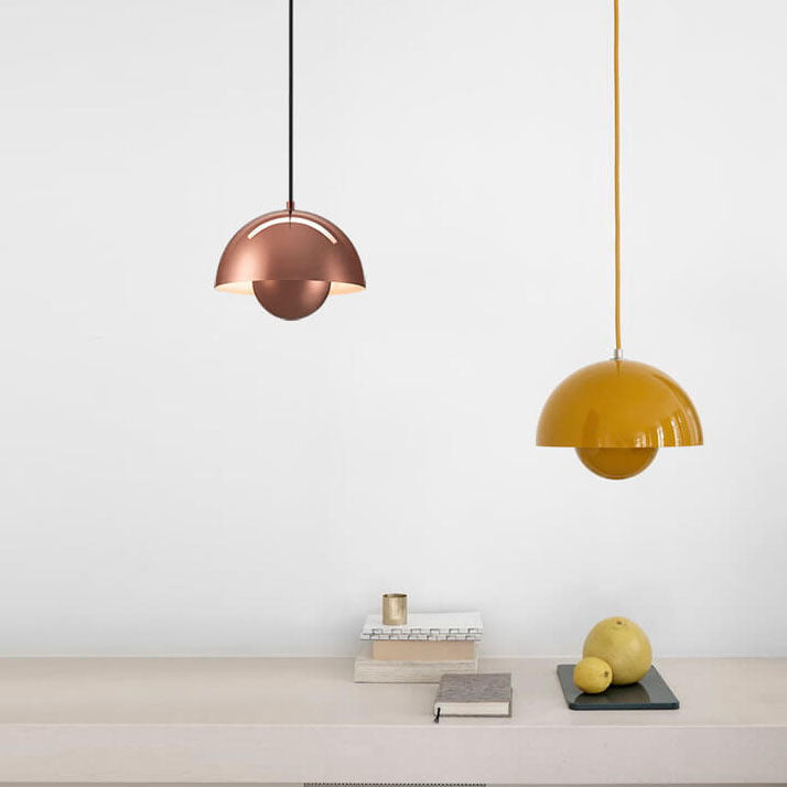 Nordic Macaron 1-light semicircle dome pendant lamp lightz
