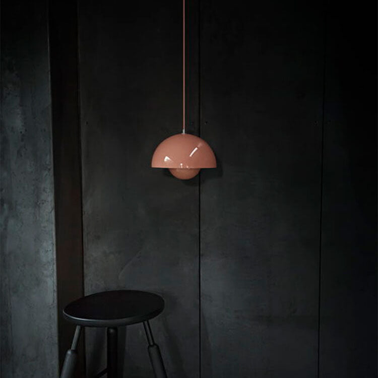 Nordic Macaron 1-light semicircle dome pendant lamp lightz