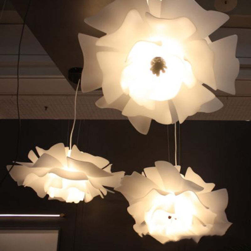 Bella Modern Design Pendant Lamp Flower White Acrylic Living Room Bedroom