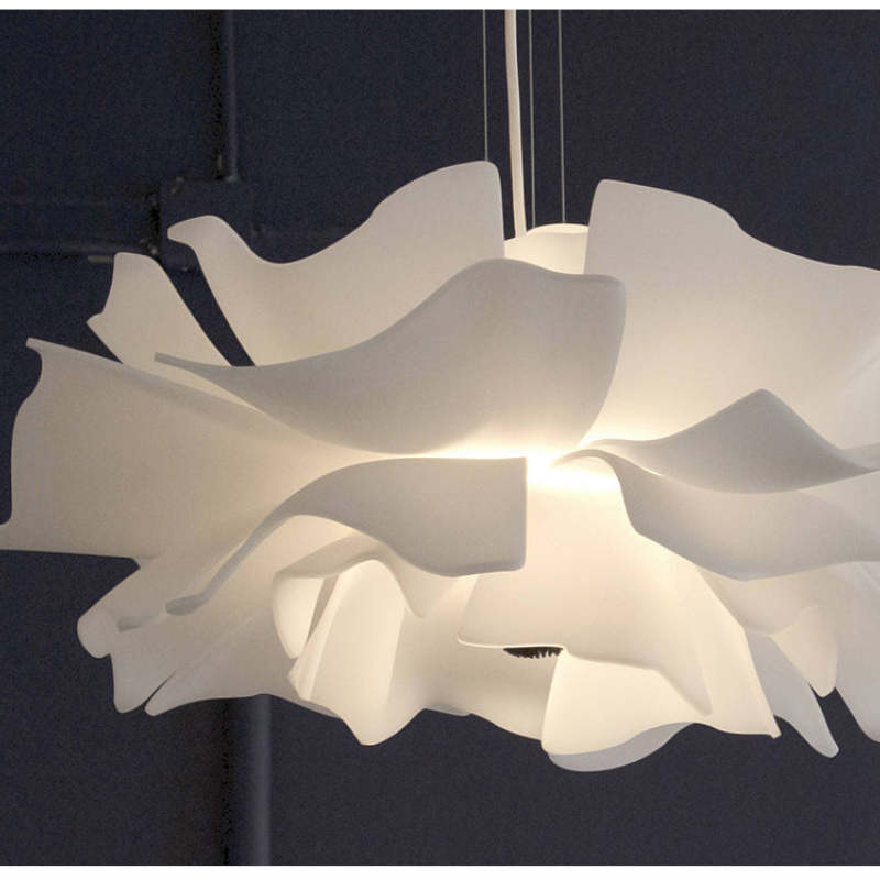 Bella Modern Design Pendant Lamp Flower White Acrylic Living Room Bedroom