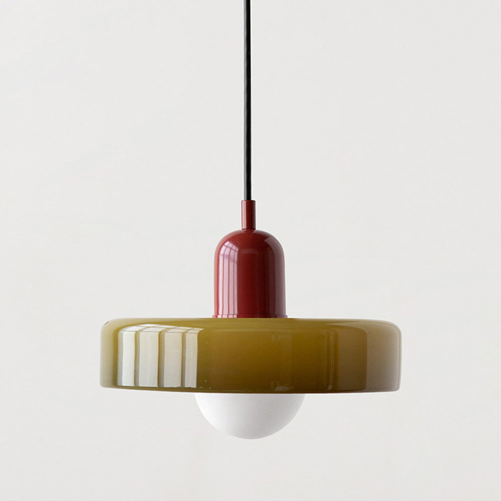 Adjustable suspension glass chandelier