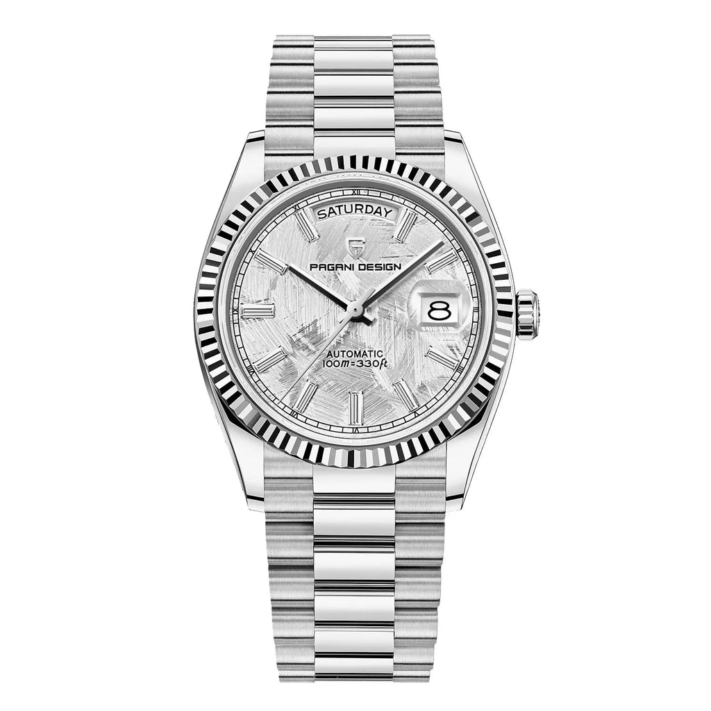 Luxury men's automatic watch - stainless steel, self -evacuating, calendar function - style for every occasion