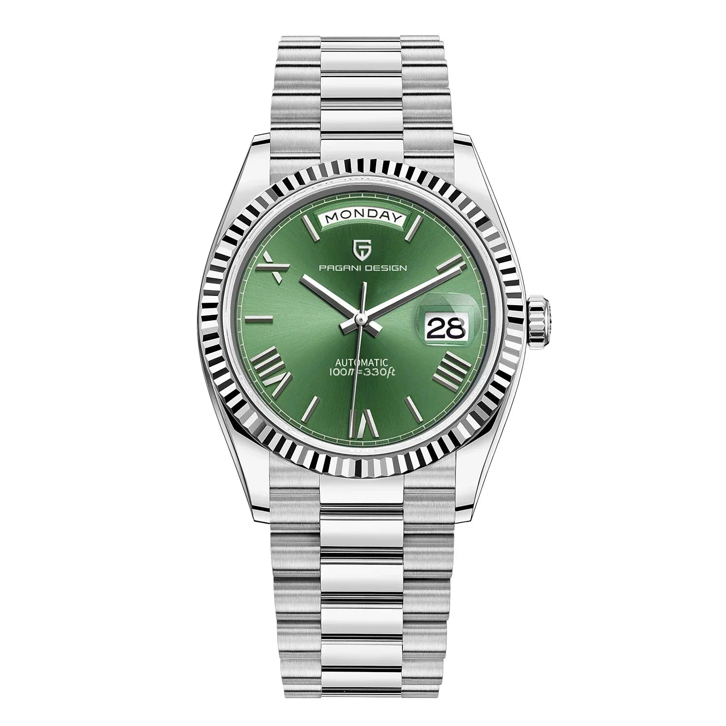 Luxury men's automatic watch - stainless steel, self -evacuating, calendar function - style for every occasion