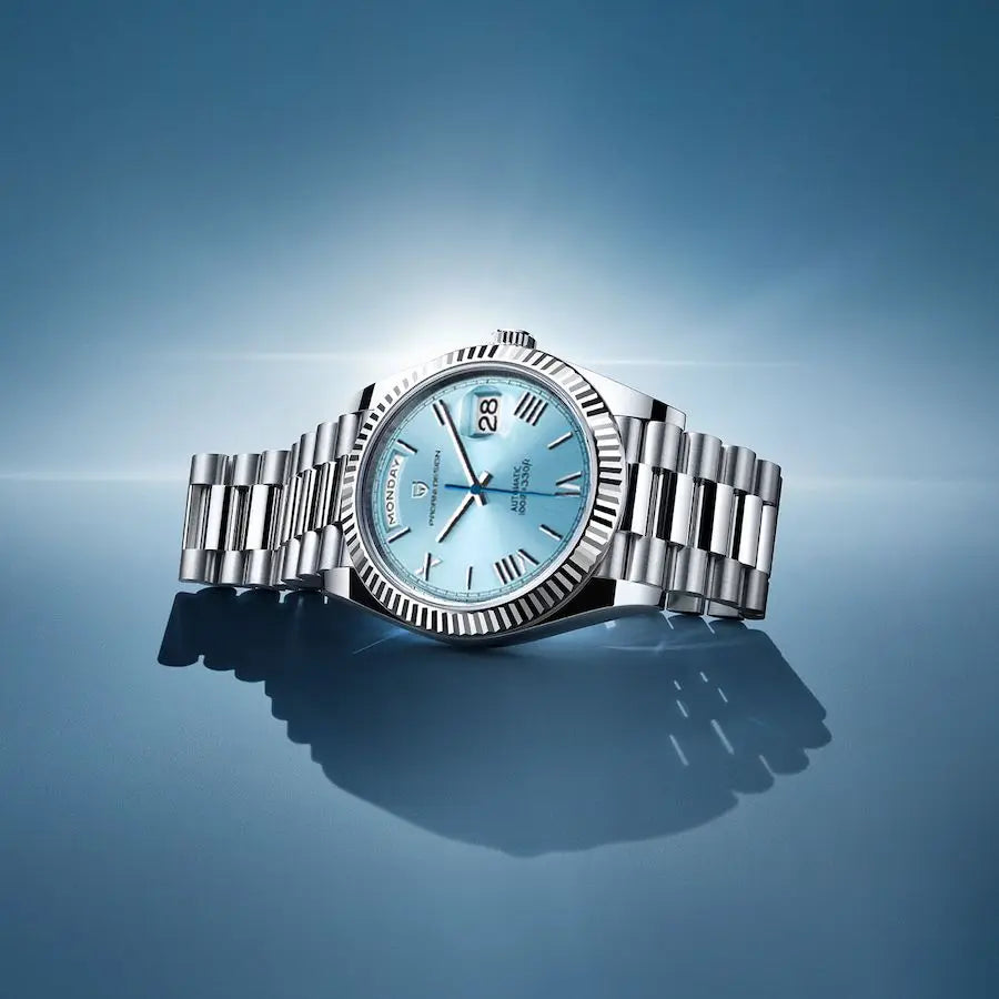 Luxury men's automatic watch - stainless steel, self -evacuating, calendar function - style for every occasion