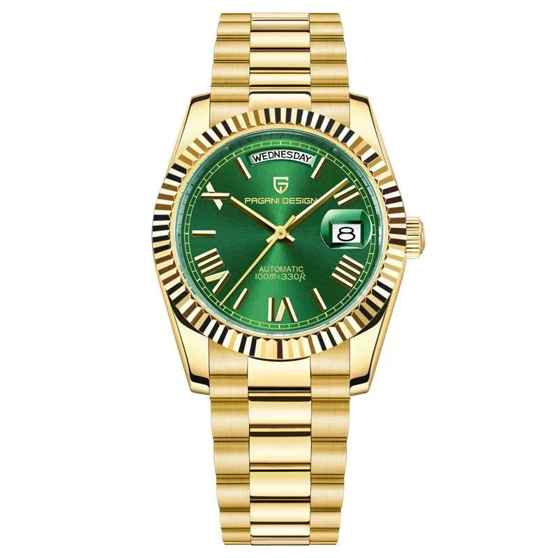 Luxury men's automatic watch - stainless steel, self -evacuating, calendar function - style for every occasion