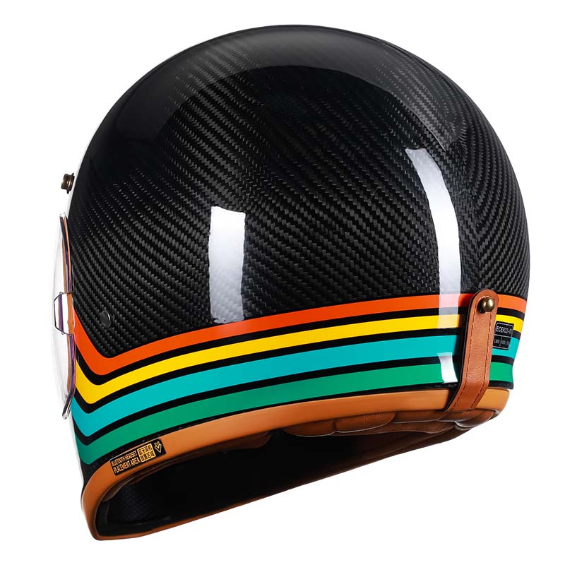 Carbon Fiber Full Face Motorcycle Helmet | F389TS