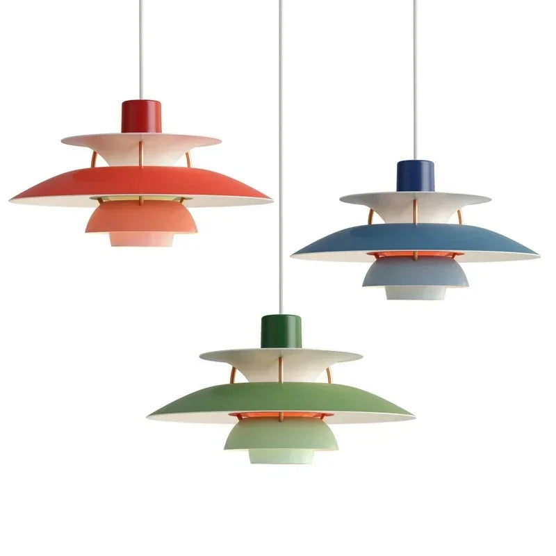 Modern LED ceiling lamp round - dimmable & durable - stylish lighting for living room, dining room & office