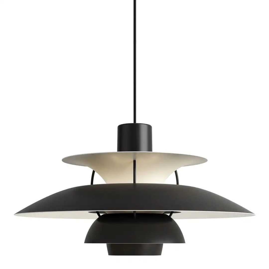 Modern LED ceiling lamp round - dimmable & durable - stylish lighting for living room, dining room & office