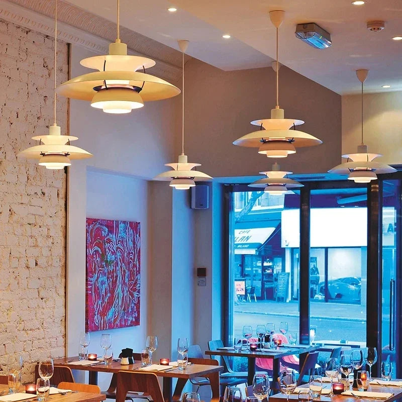 Modern LED ceiling lamp round - dimmable & durable - stylish lighting for living room, dining room & office