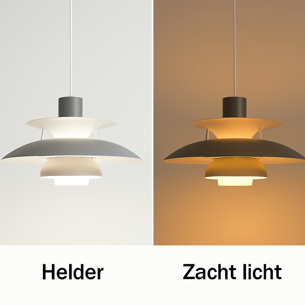 Modern LED ceiling lamp round - dimmable & durable - stylish lighting for living room, dining room & office