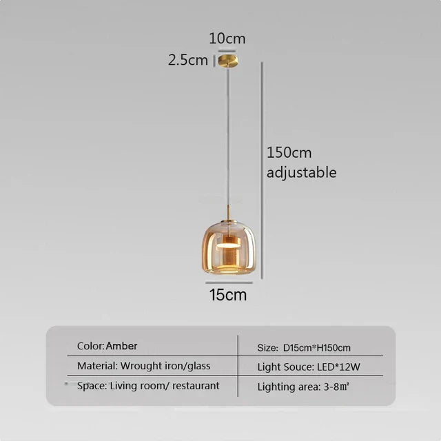 ClearAura - Minimalist glass lamp