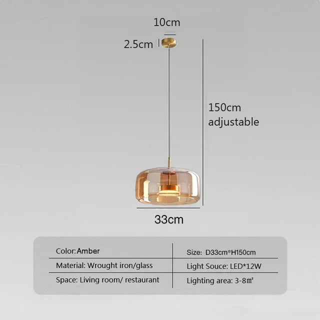 ClearAura - Minimalist glass lamp
