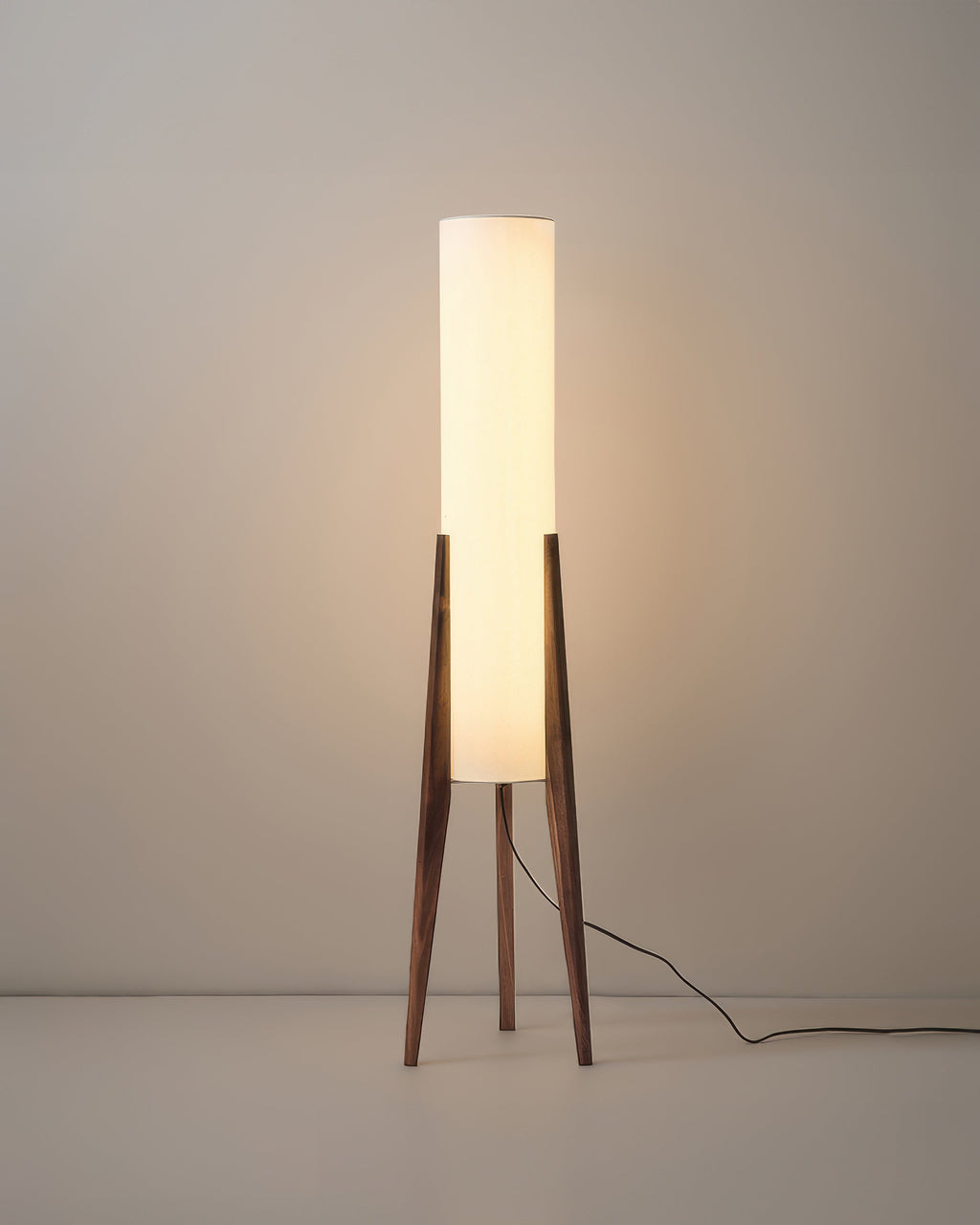 Walnut Floor Lamp Solid Wood Art Lamp