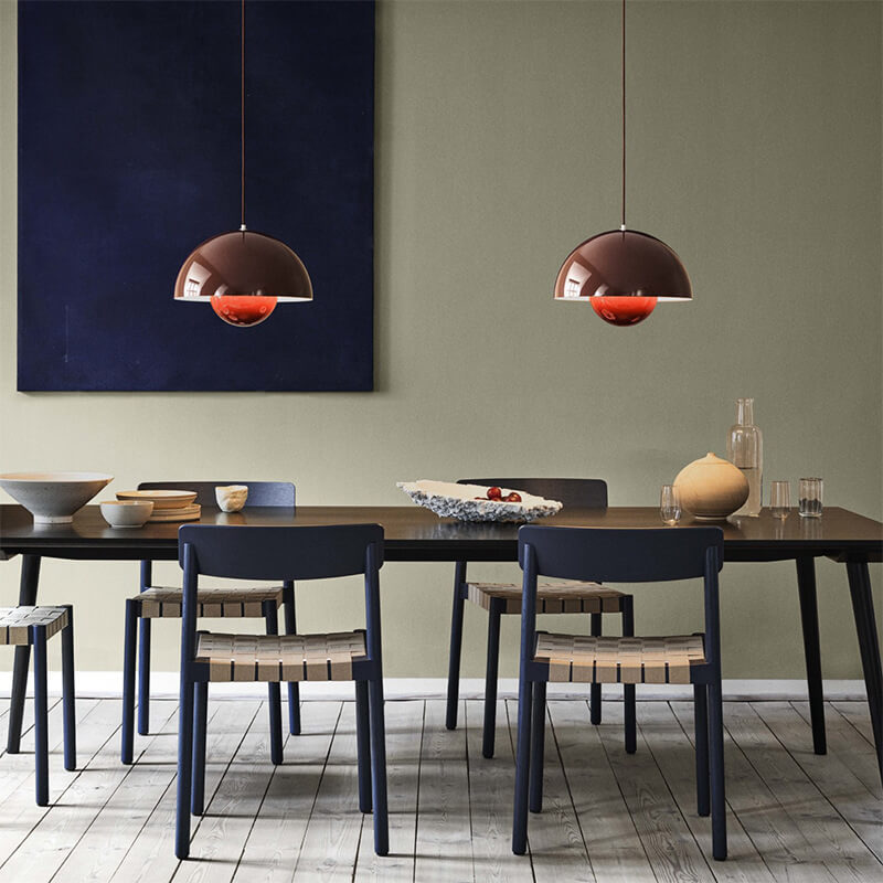 Nordic Macaron 1-light semicircle dome pendant lamp lightz