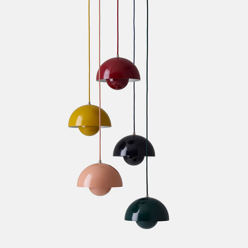 Nordic Macaron 1-light semicircle dome pendant lamp lightz