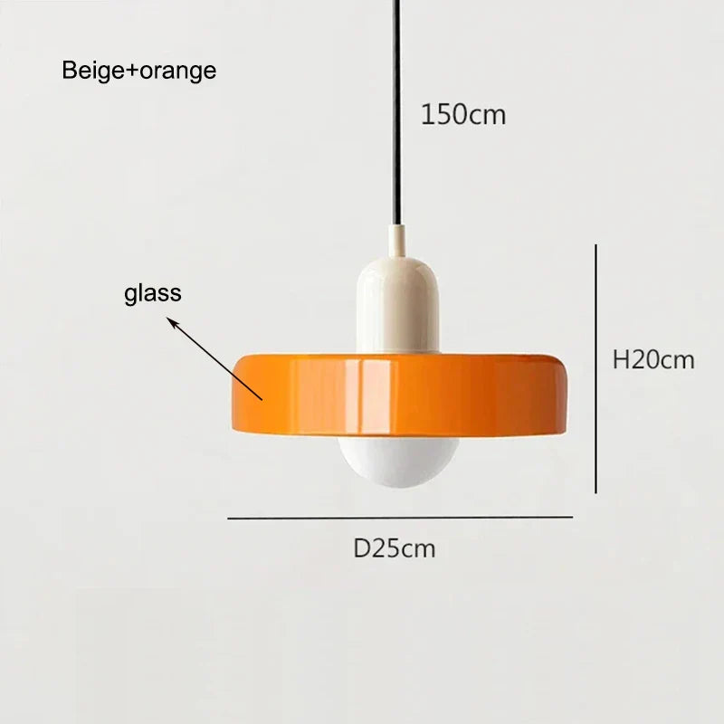 Nordic Retro Glass Chandelier Light – Adjustable Height Modern Lighting Fixture for Dining Room and Living Room