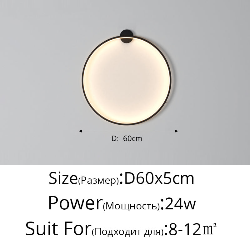 Moon LED Wall Light – Modern Wall Lamp for Bedroom, Living Room, and Hallway