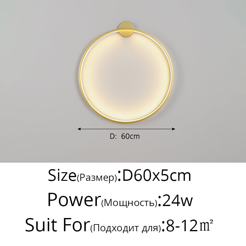 Moon LED Wall Light – Modern Wall Lamp for Bedroom, Living Room, and Hallway