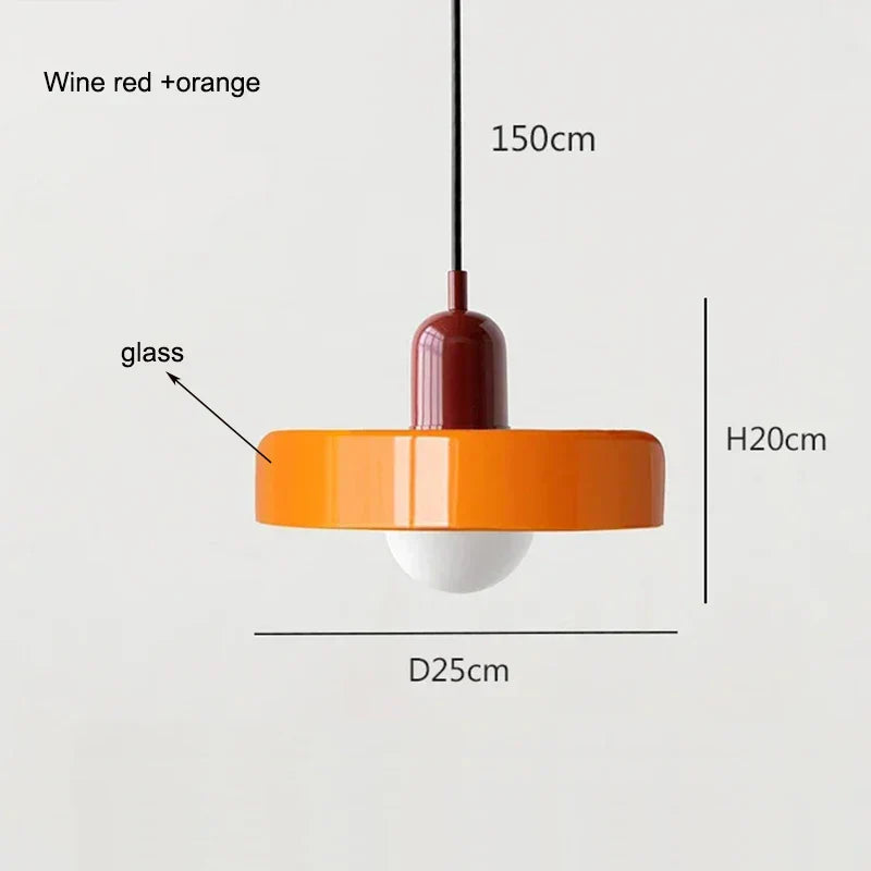 Nordic Retro Glass Chandelier Light – Adjustable Height Modern Lighting Fixture for Dining Room and Living Room