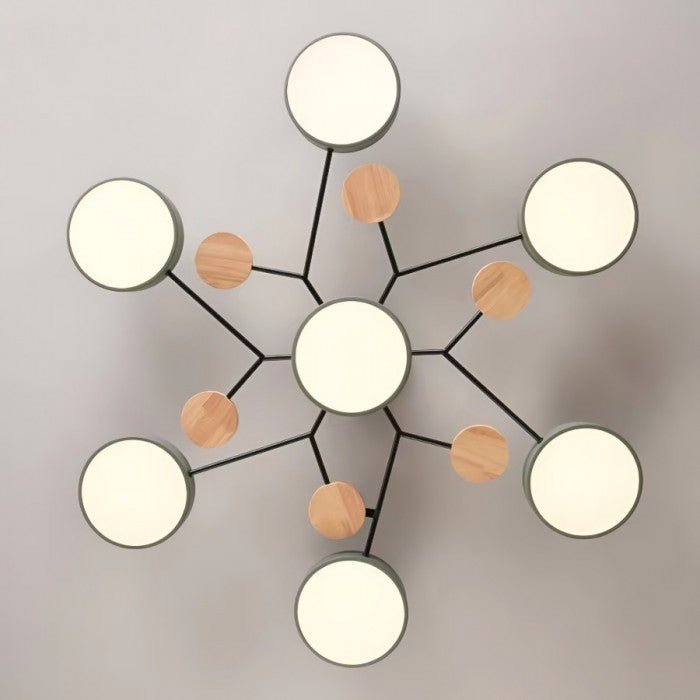 Scandinavian ceiling light-branched design, stylish & sustainable with LED technology