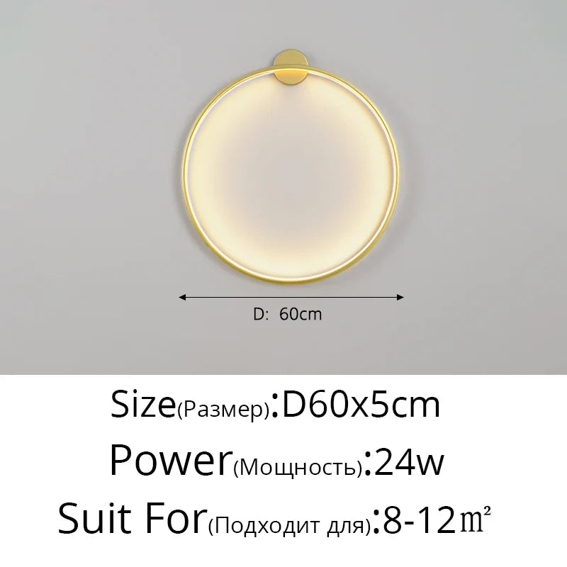 Moon LED Wall Light – Modern Wall Lamp for Bedroom, Living Room, and Hallway