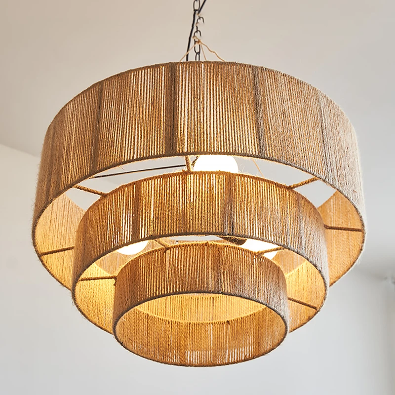 Julianne Rattan Ceiling Light lamp